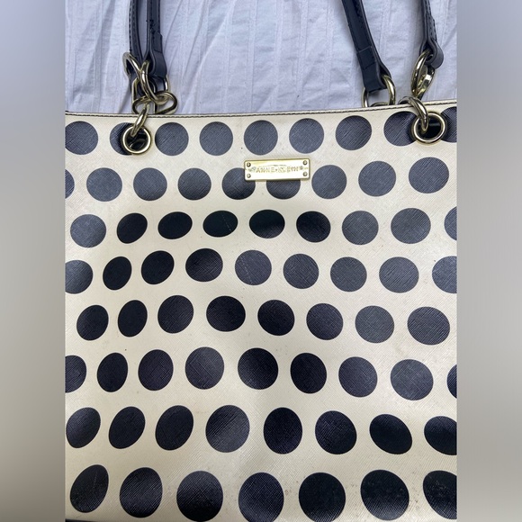 Anne Klein polka dot tote - Picture 11 of 13